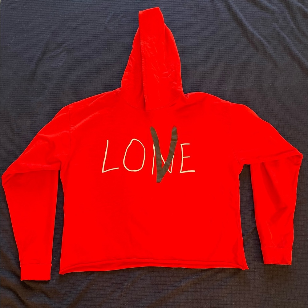 VLONE LOVE RED HOODIE SWEATSHIRT
